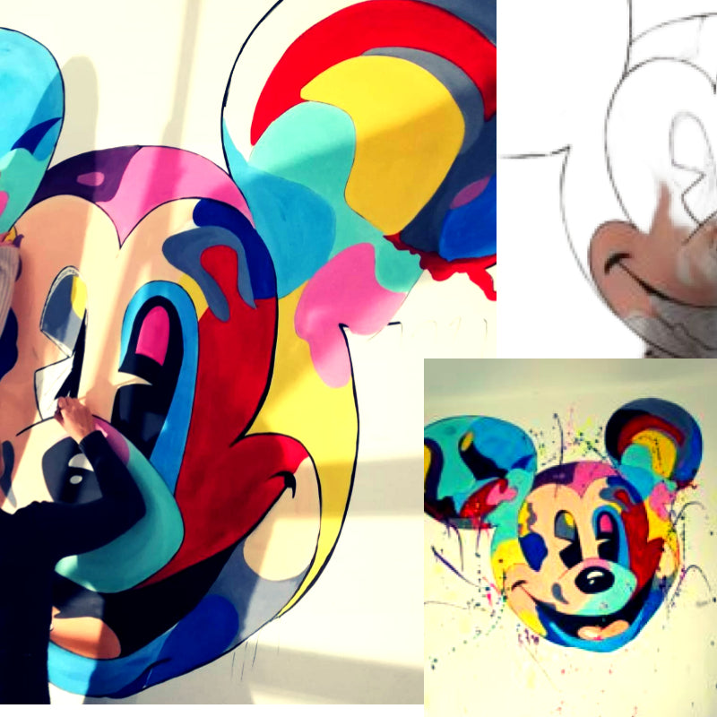 Fresque Murale , Collection Disney ..
